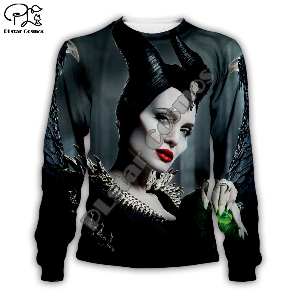 Мужская и Женская толстовка Maleficent Mistress of Evil Movie 3d, Модный пуловер Харадзюку, толстовка на молнии, куртка с длинным рукавом, топ, пальто 08