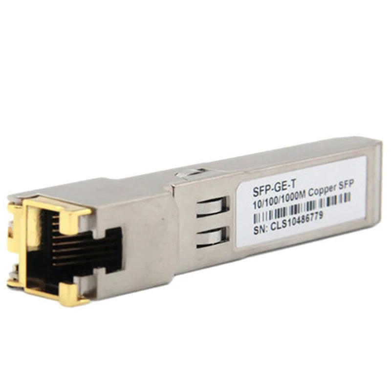Módulo SFP RJ45 interruptor Gbic 10/100/1000 conector SFP cobre RJ45 módulo SFP puerto Gigabit Ethernet