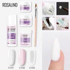ROSALIND акриловый порошок Набор для наращивания ногтей резьба для ногтей Полупостоянный классический порошок дизайн ногтей нужен акриловый лак