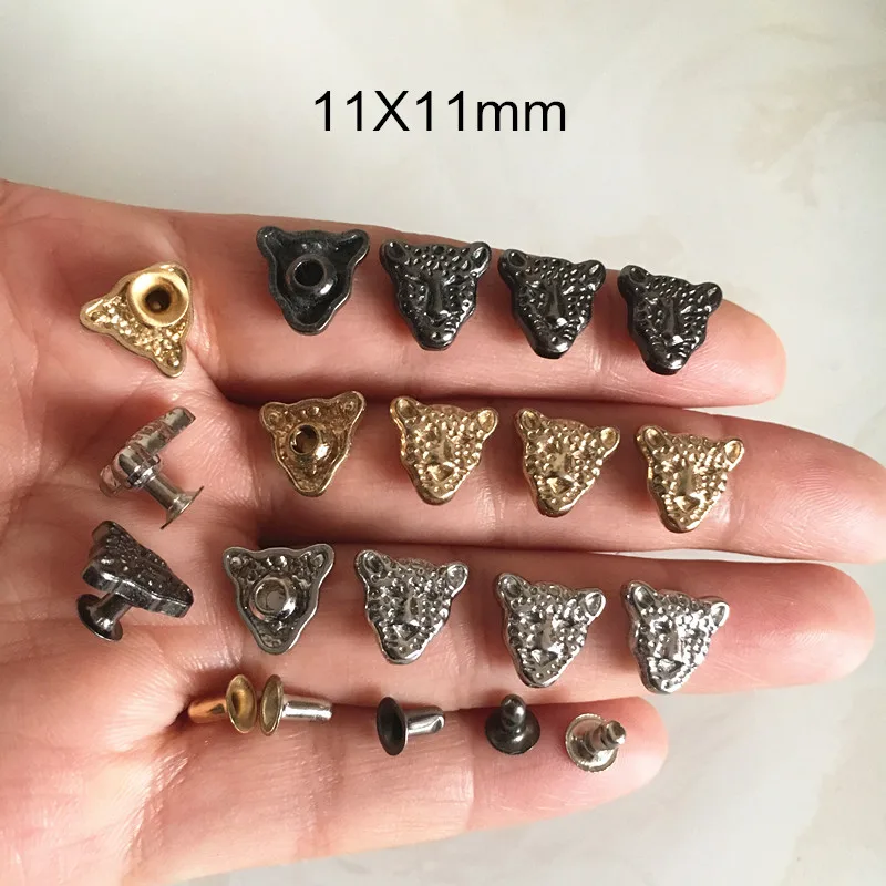 Металлические леопардовые заклепки-гвоздики для одежды обуви ремня ремесла