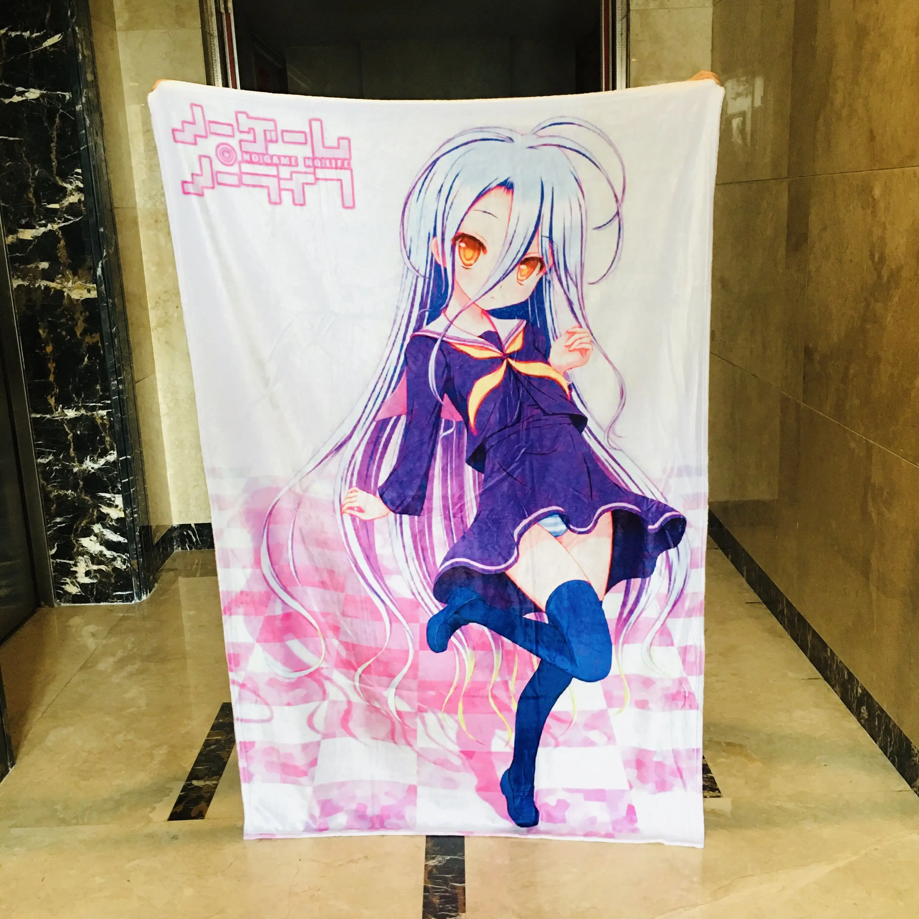 Плюшевое бархатное одеяло IVYYE NO GAME LIFE теплое украшение для кровати дивана подарки