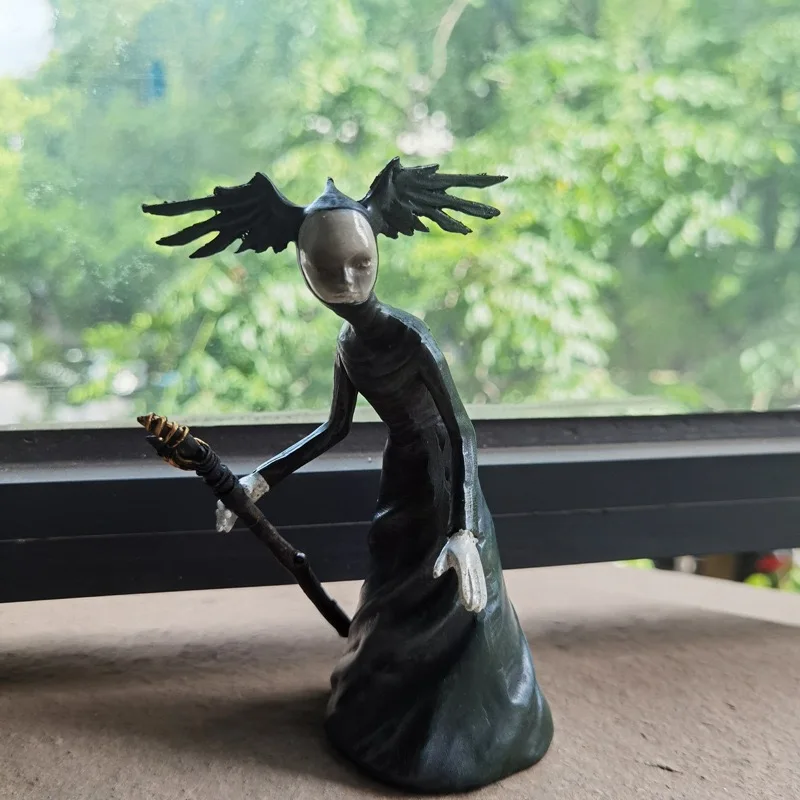 Полимерное украшение для дома на Хэллоуин настольное статуэт кошмарная черная