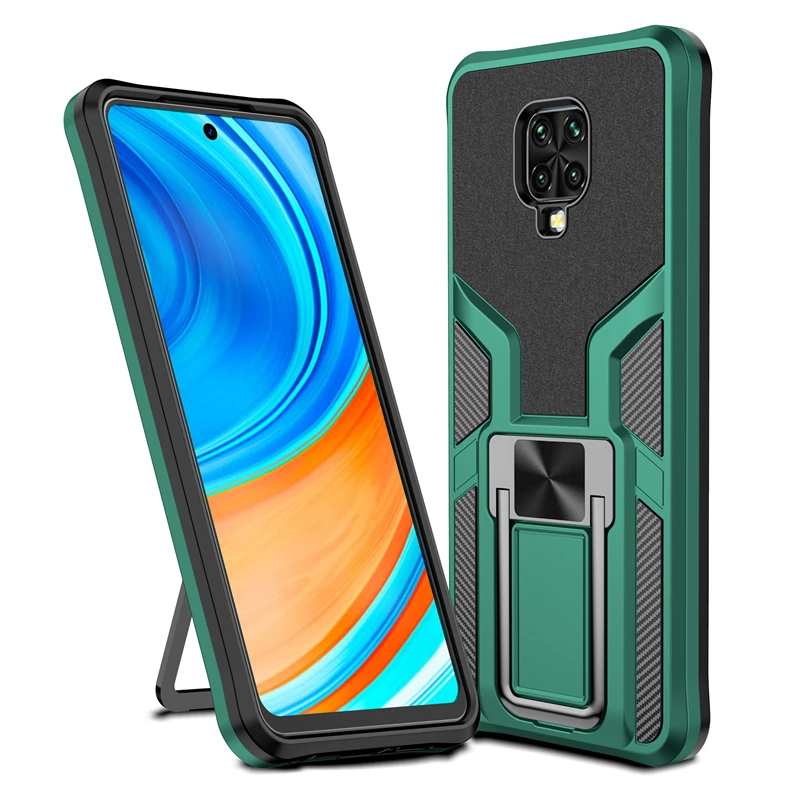 

Luxury Shockproof Armor Case For Xiaomi Redmi Note 9 Pro Max 9S 9Pro S 10Pro 10 Mi 11 Ultra 10 T Lite POCO X3 NFC M3 Stand Cover