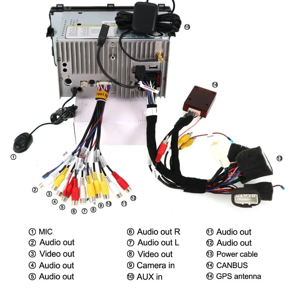 Автомобильная Мультимедийная система Android 9 0 64 ГБ автомобильный DVD-плеер для Toyota