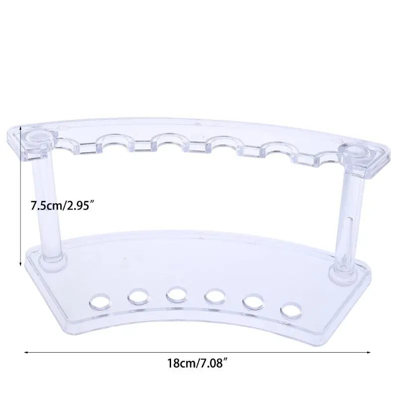 Plastic 6 Slot Pen Jewelry Display Holder Stand Rack High Quality M17F | Канцтовары для офиса и дома