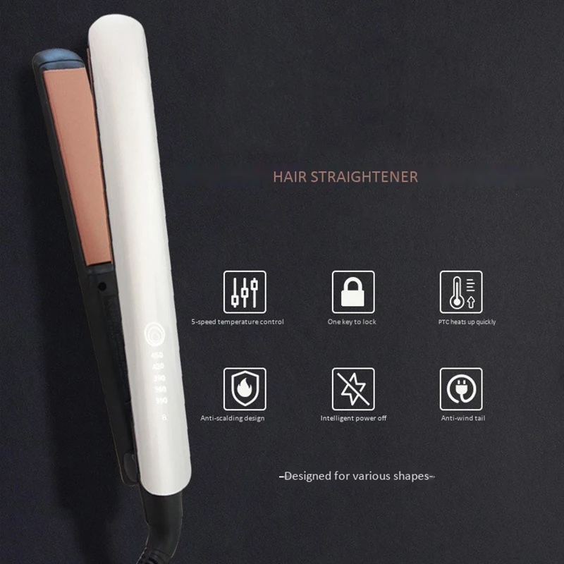 

Hair Iron Ceramic Coating Hair Straightener Comb Hair Curler Beauty Care Iron Beauty Curling Irons Flat Iron EU Plug
