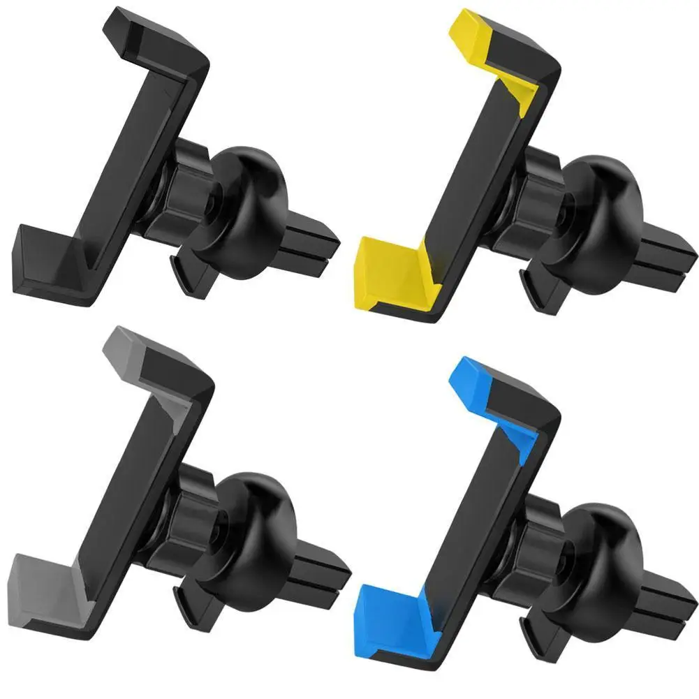 

Universal Car Phone Holder Vent Mount Clip 360 Degreen for iPhone 4-6 Inch Stable 4 colors Dropshipping