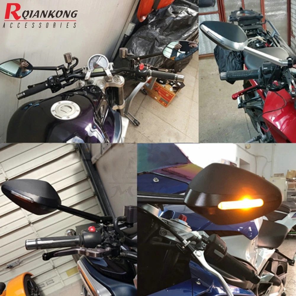 Светодиодные зеркала заднего вида с указателем поворота для мотоциклов KAWASAKI NINJA
