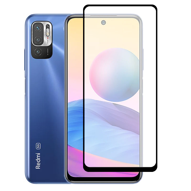 Pel&iacute;cula protectora de pantalla de cristal para Xiaomi poco M3 Pro 5G, cristal protector de pantalla para poco M3 Pro 5G, 2 uds.-1