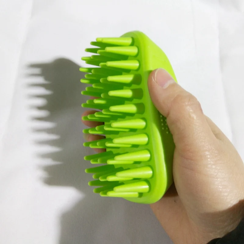 ПЭТ Ванна Массажная щетка для собак Профессиональный купальный резиновая