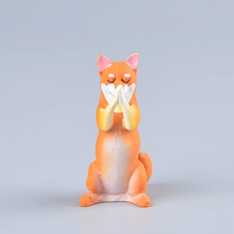 Милые мини фигурки животных Koteta из смолы мультяшная коллекция кошка пингвин