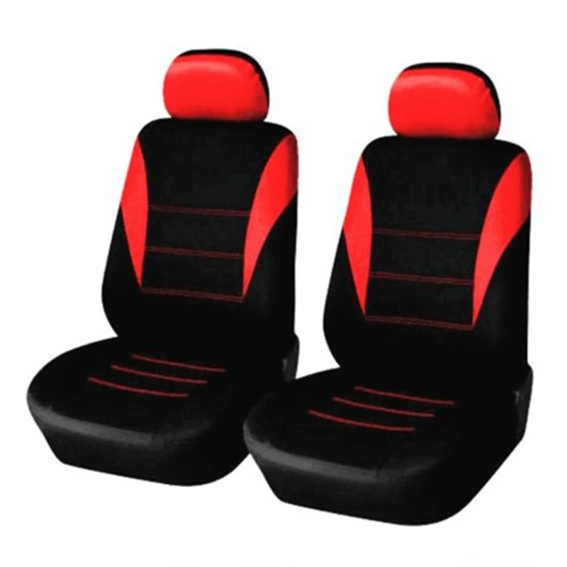 

Car Seat Covers Set Polyester Fabric Auto Protect Covers Universal Fits Most Cars Covers Car Seat Protector