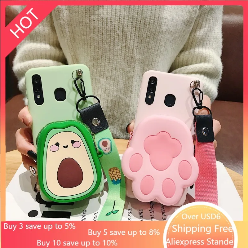 Мягкий силиконовый чехол для телефона с милым 3D мультяшным медведем и фруктами