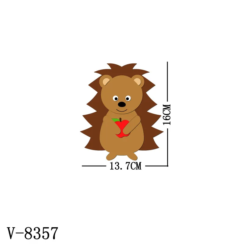 

New hedgehog Wooden Dies Cutting Dies Scrapbooking /Multiple Sizes /V-8357