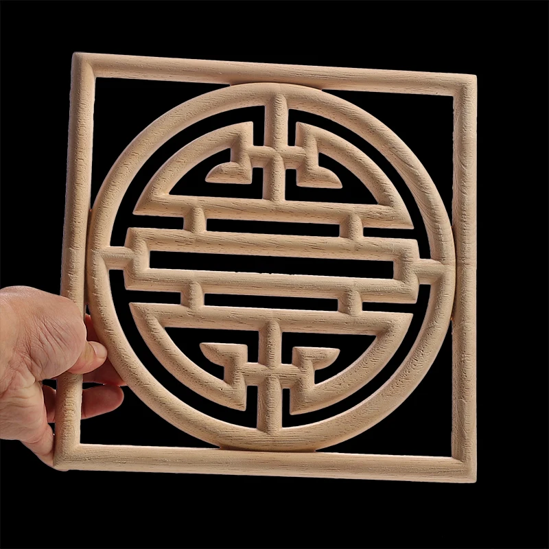 Аппликация Деревянная мебель Украшение деревянная Декаль Неокрашенный накладка