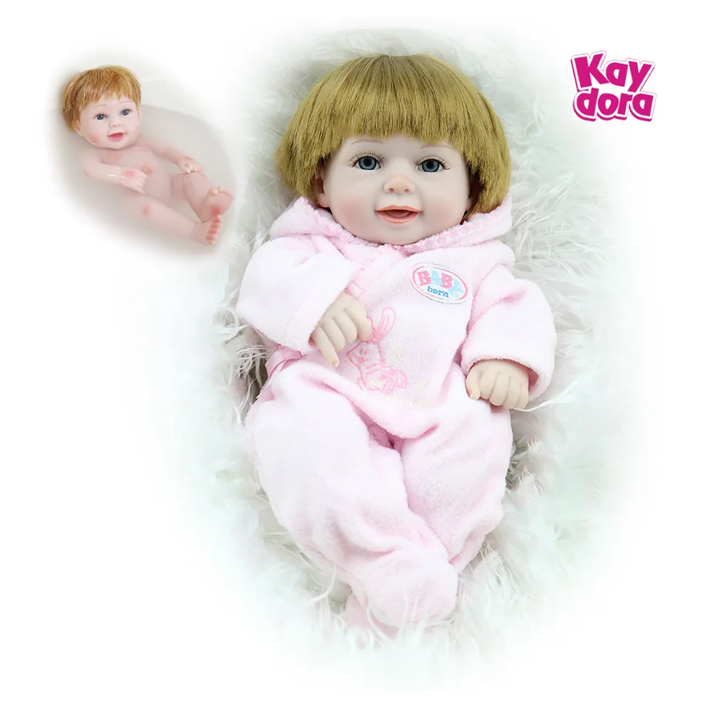 Реалистичные детские куклы девочка Reborn мини Малыш 10 дюймов Мягкий силикон Boneca