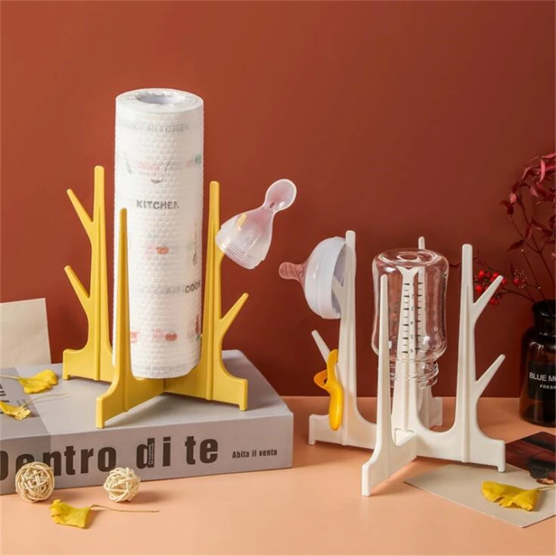 

Multifunctional Baby Bottle Drying Rack Baby Feeding Bottles Drain Rack Creative Tree Branch Tissue Holder Cup Holder Organizer