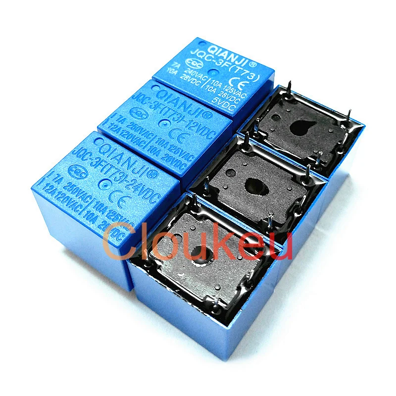 

Реле DIP5 JQC-3F(T73)- 5VDC 12VDC 24VDC 5В 12В 24В T73 10A