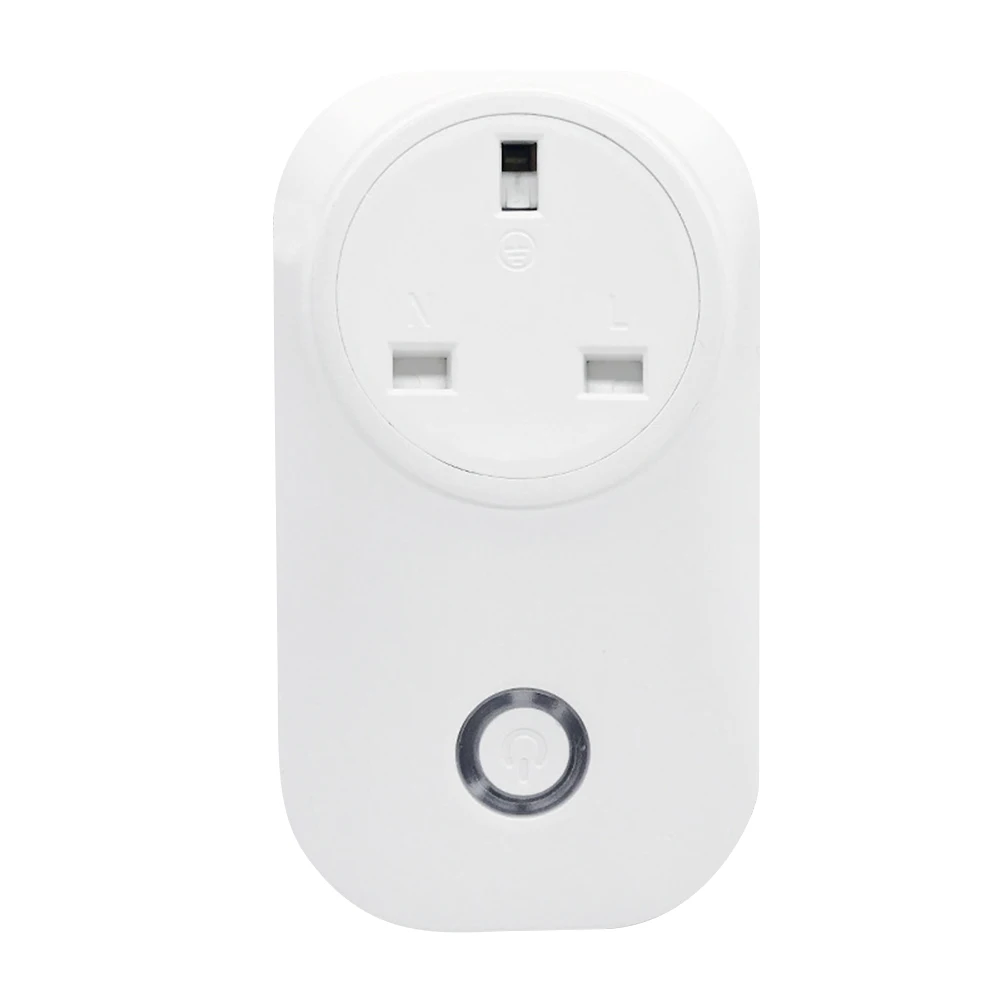 

Умная розетка Wi-Fi, розетка 10A, Великобритания, умная розетка, поддержка Alexa, Google, голосовое управление, WiFi, таймер, умный дом, 10A/2200 Вт