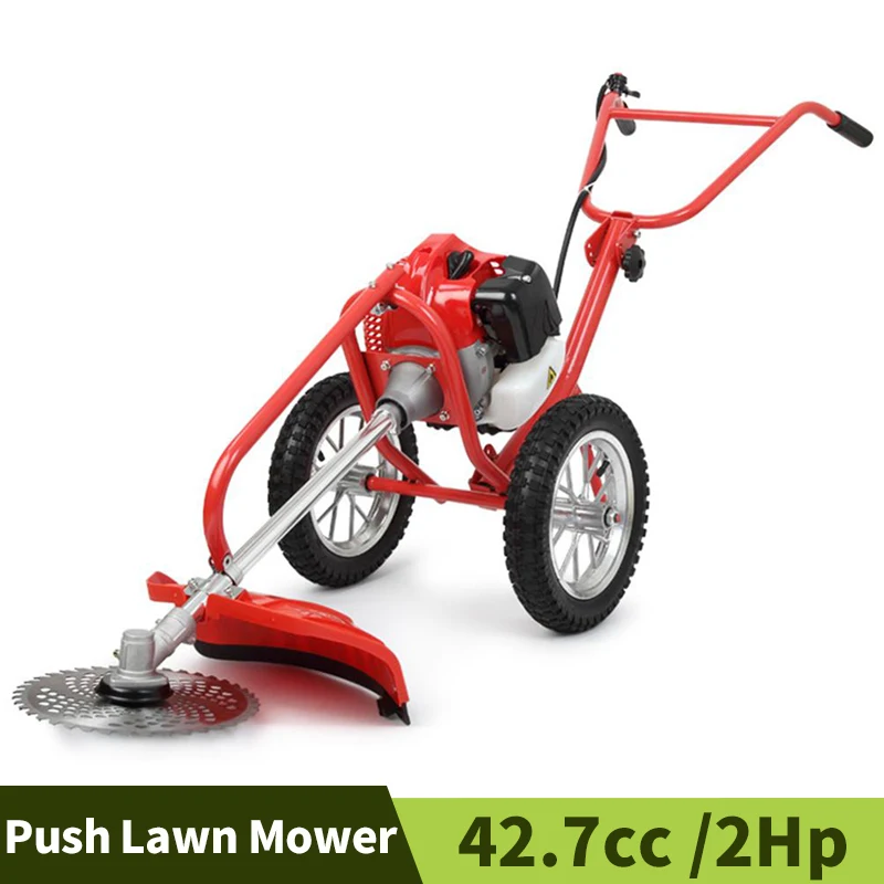 

Household Cordless Lawn Mower Petrol Trimmer Gasoline Brush Cutter Hand Push Type Grass Cutter Garden Tools Rake Grass Trimmer
