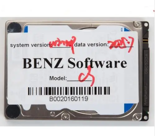 DHL новейшее программное обеспечение MB Star C3 подключения HDD или SSD с V2015.7 версия