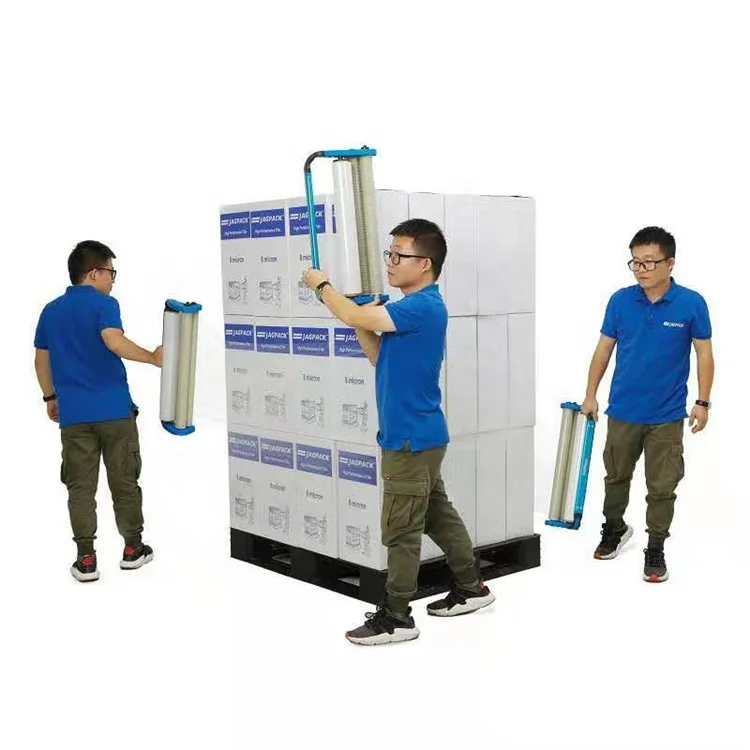 

Portable Manual Film Stretch Wrapping Rewinding Machine