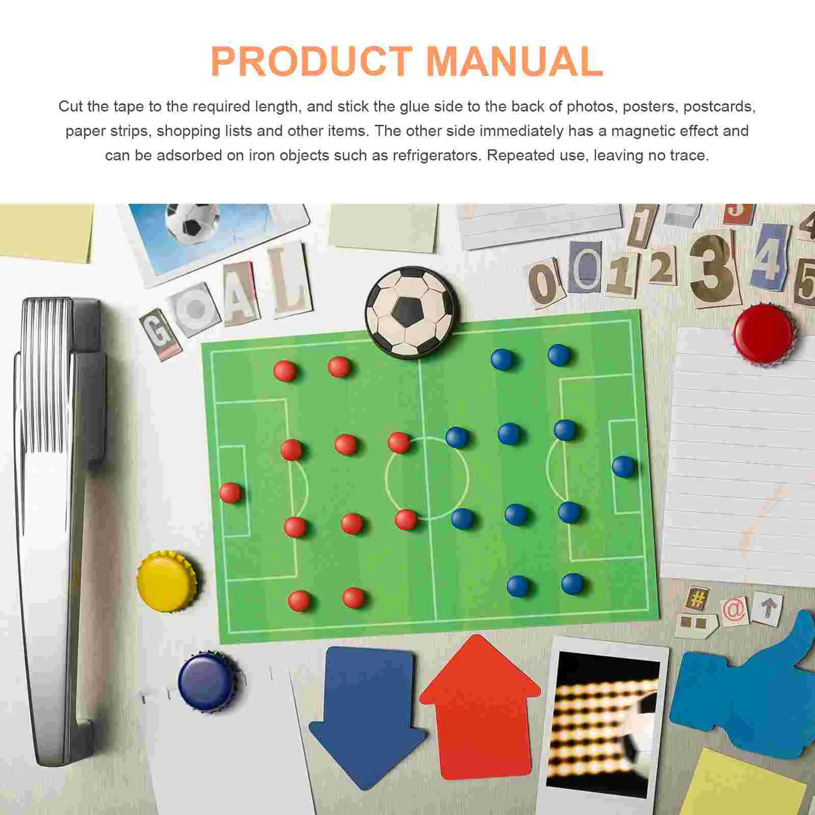 1 рулон 5 м гибкая магнитная лента с подложкой липкий магнит диспенсером ленты