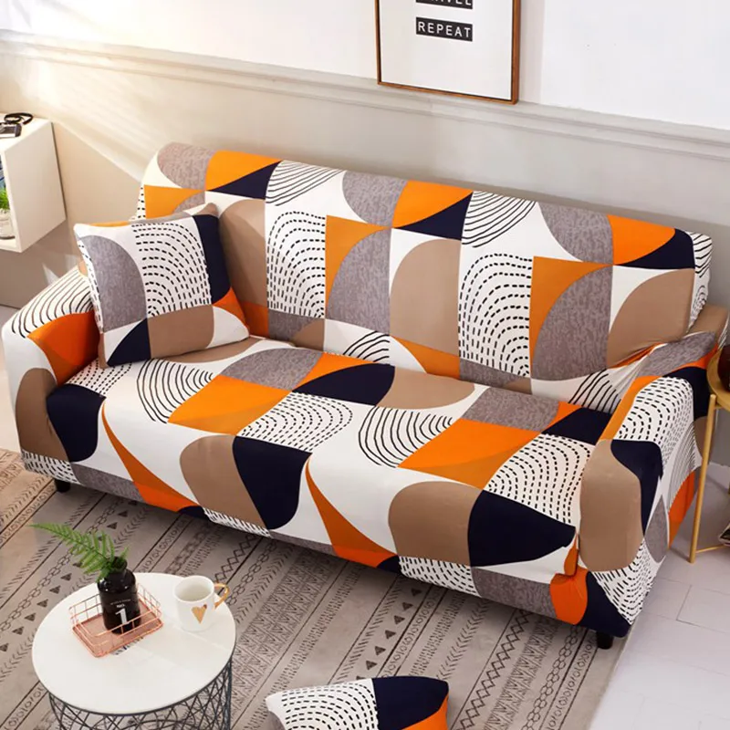 

Stretch Printed Sofa Cover Big Elasticity Couch Covers Loveseat Sofa Funiture Towel All Wrap Single Slipcovers double seat