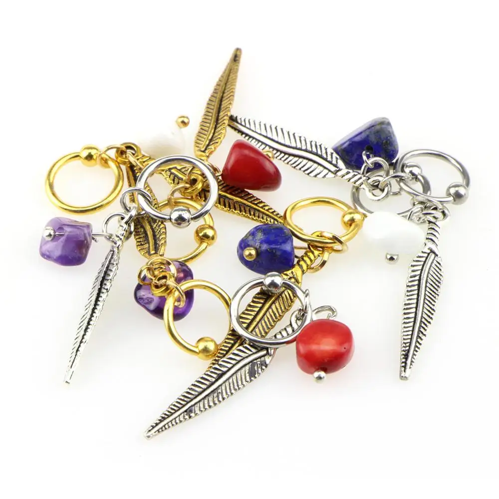 2 шт. кольца для пирсинга из нержавеющей стали | Украшения и аксессуары