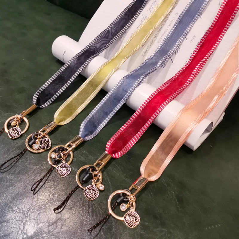 

Suitable for For iphone Redmi Samsung Camera Phone Keychain Long Lanyard Metal Mesh Phone Lanyard Strap