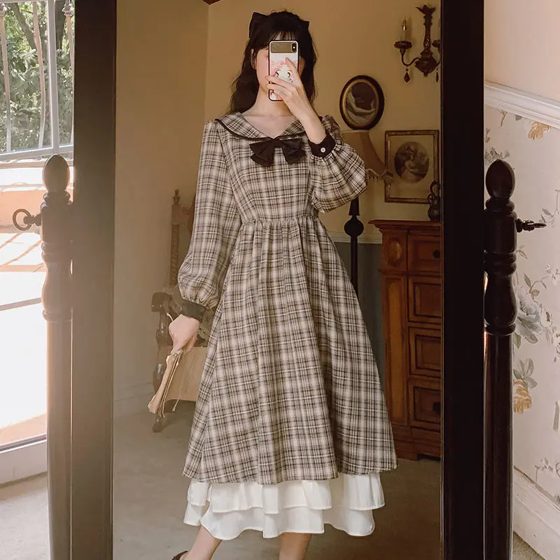 

Autumn Winter New Long Skirt Dresses for Women Vestido De Mujer