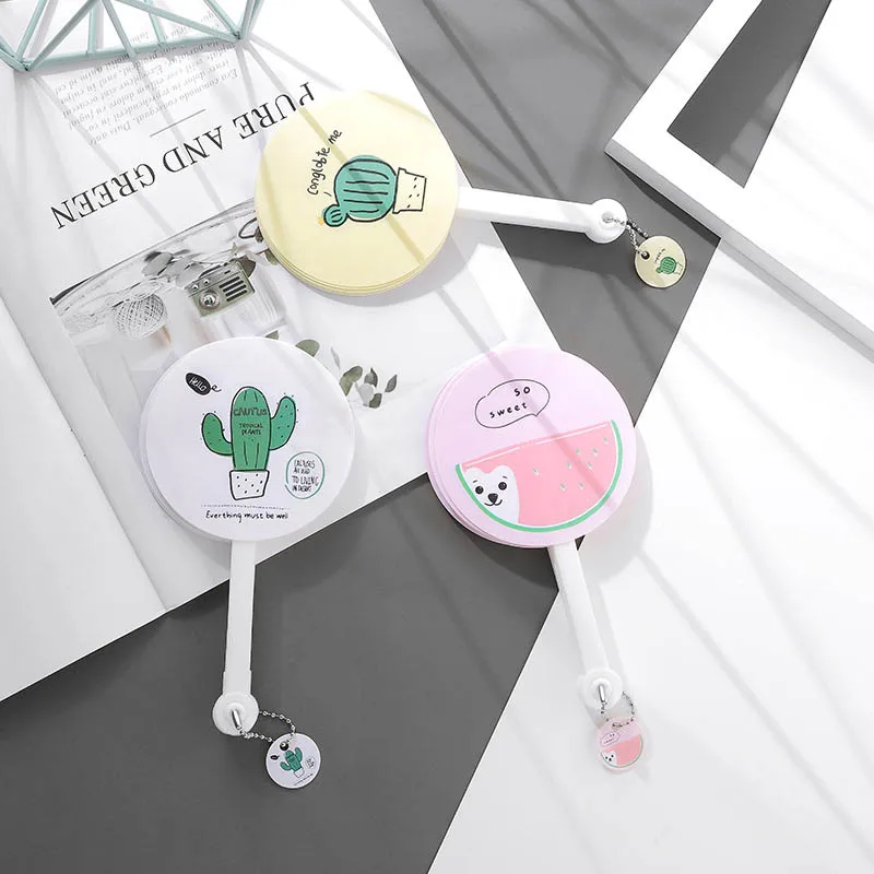 Милый фруктовый узор портативный 1 шт. летние поставки складной веер подарок для