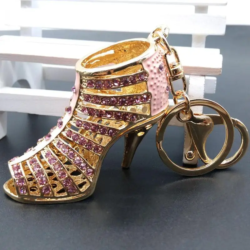 Новинка 2020 года модный брелок со стразами Лидер продаж переносная обувь на