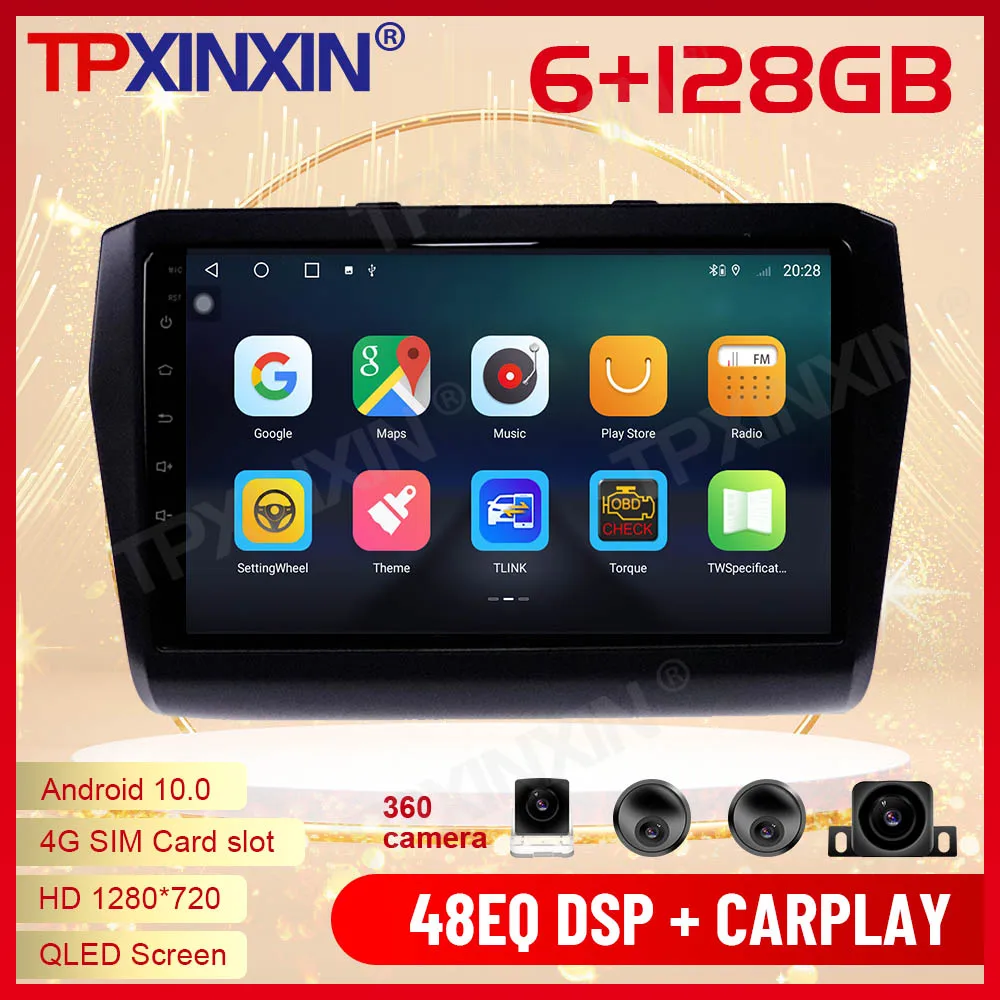 

2 Din Carplay Android радио приемник Мультимедиа Стерео для KIA Sorento 2013 2014 GPS навигация Видео Аудио WiFi автоголовное устройство