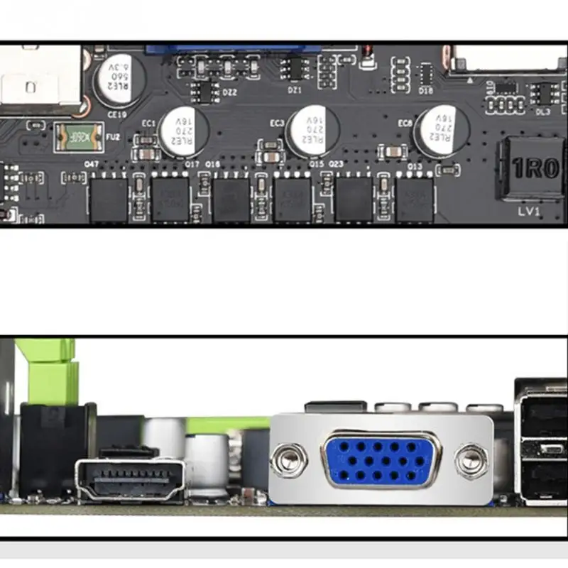 Материнская плата H61 LGA 1155 M ATX 32G 2 DDR3 PCI-Express X1 VGA HDMI для Intel Xeon i7 i5 i3