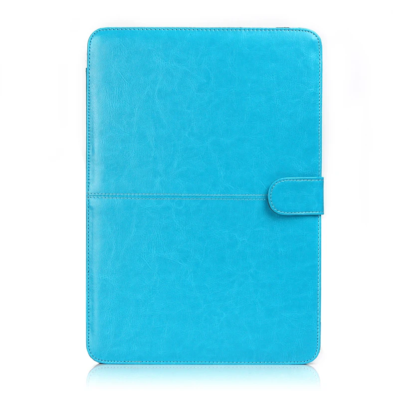 Light Blue KpGoing Винтаж из искусственной кожи чехол для Apple Macbook Air Pro retina 11 12 13,3 15 для Macbook Air 13 A1932 ноутбук чехол Fundas - Цвет: Light Blue