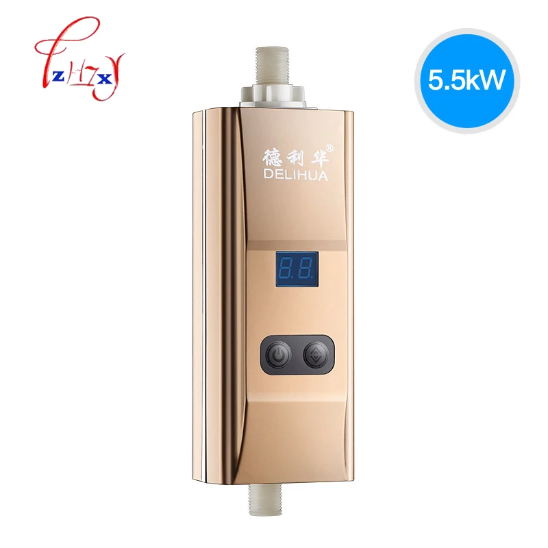 

home use instant tankless Electric water heater heating faucet shower bath Heater Bottom water flow inlet water Heater 220V 1pc