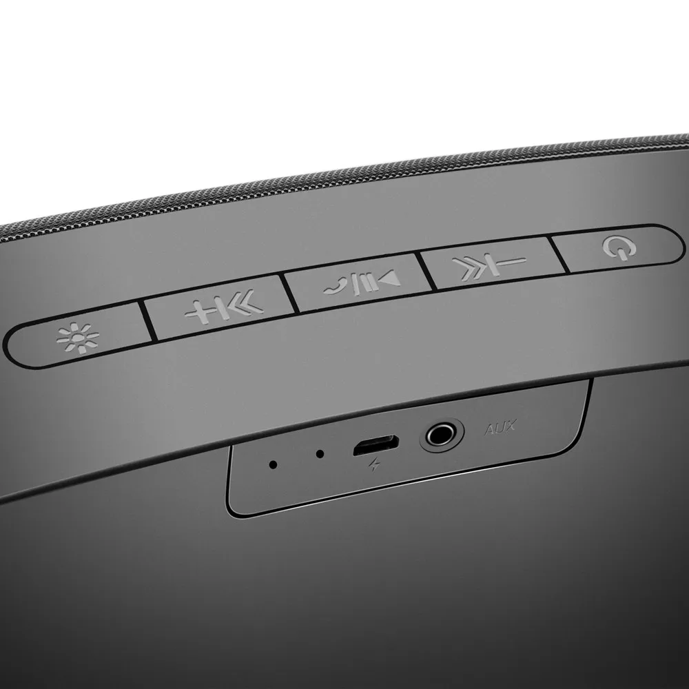 HYASIA светодиодный Bluetooth 5 0 динамик Портативная колонка сабвуфер стерео звук