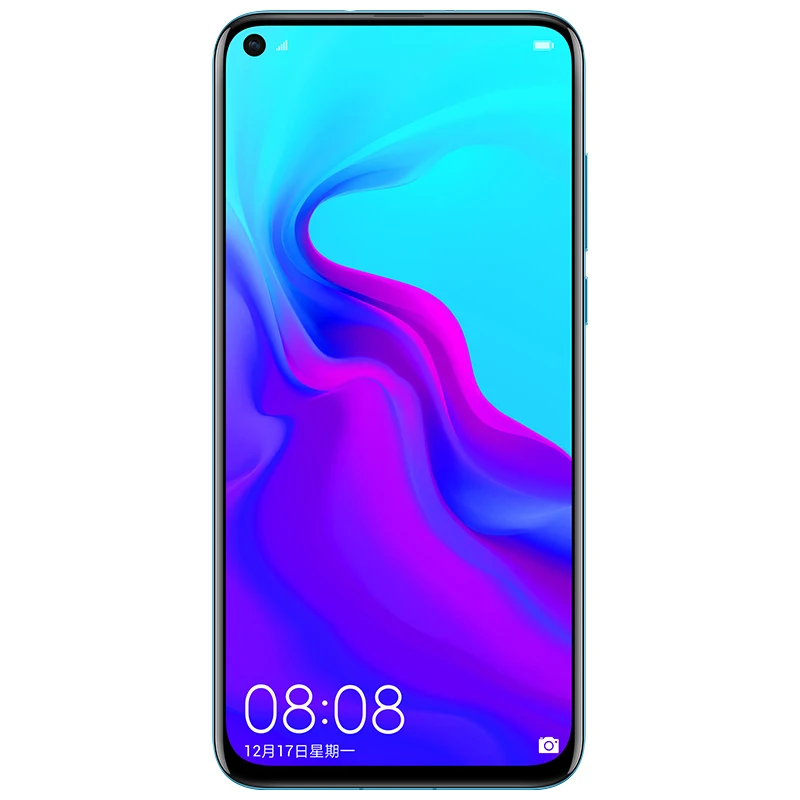 DHL Быстрая HuaWei Nova 4 4G LTE мобильный телефон Kirin 970 Android 9,0 6," ips 2310X1080 8 Гб ram 128 ГБ rom МП отпечаток пальца