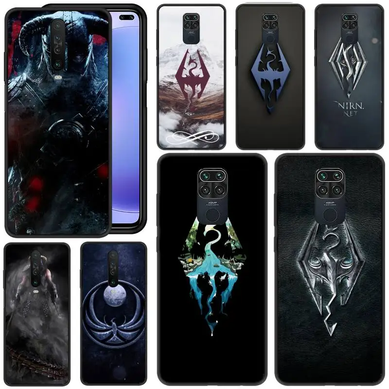 

The Elder Scrolls V Skyrim Phone Case For Redmi 5 6 Plus K 7 8 9 20 30 X A Pro Note 4 5 6 7 8 9 S X A Phone Cover Coque