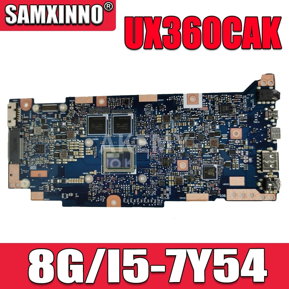 

New UX360CA 8GB RAM/i5-7Y54U CPU Motherboard For ASUS ZenBook Flip UX360CA UX360CAK Laotop Mainboard Motherboard