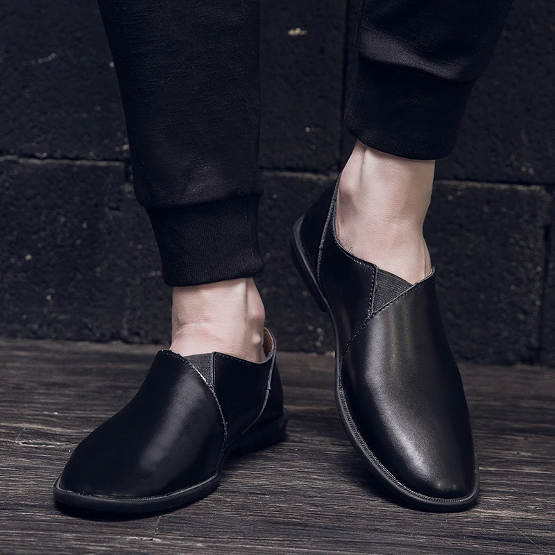 Лоферы мужские кожаные деловые роскошные дизайнерские туфли дышащие легкие