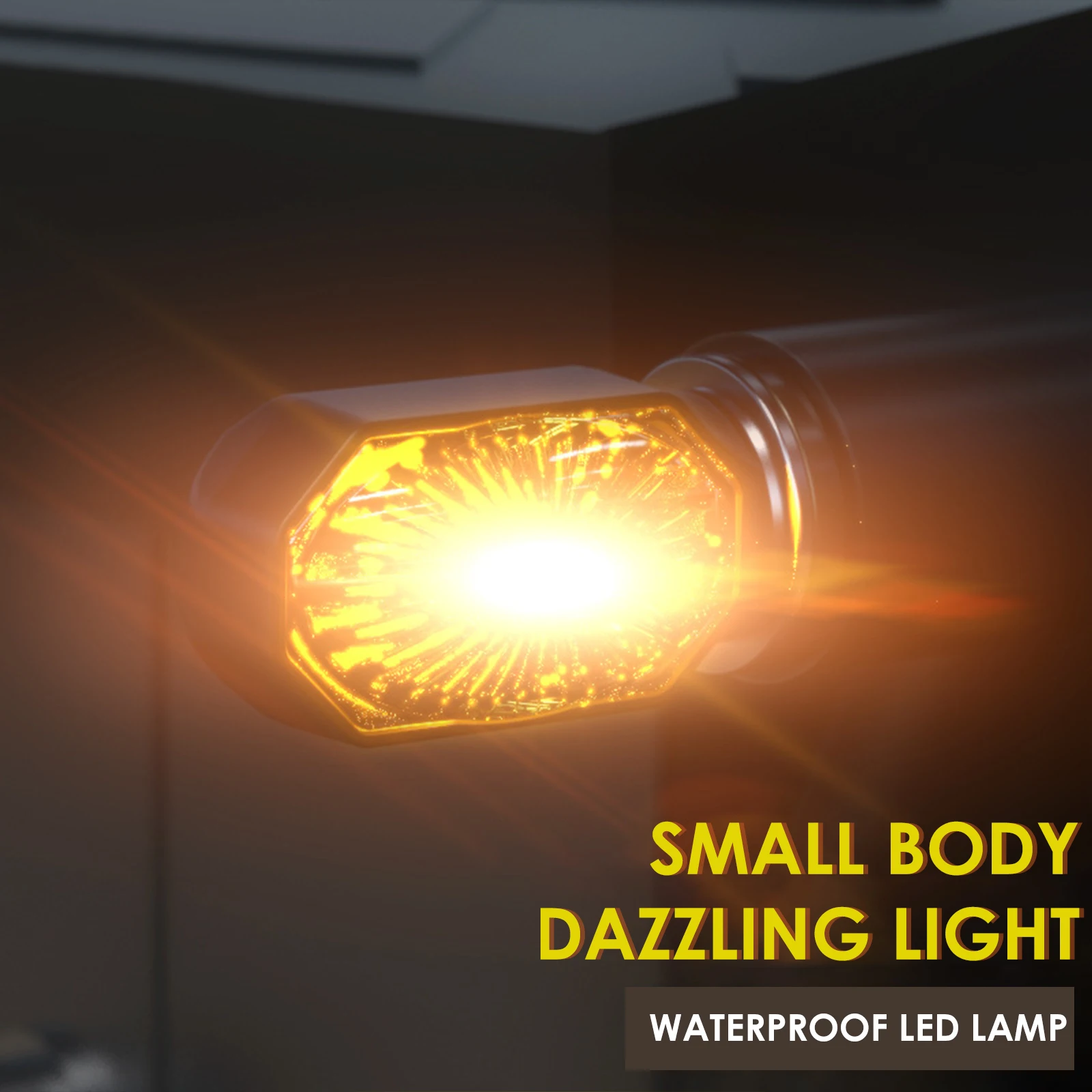 Универсальные мини-фонарики поворотников для мотоциклов аксессуары из пластика