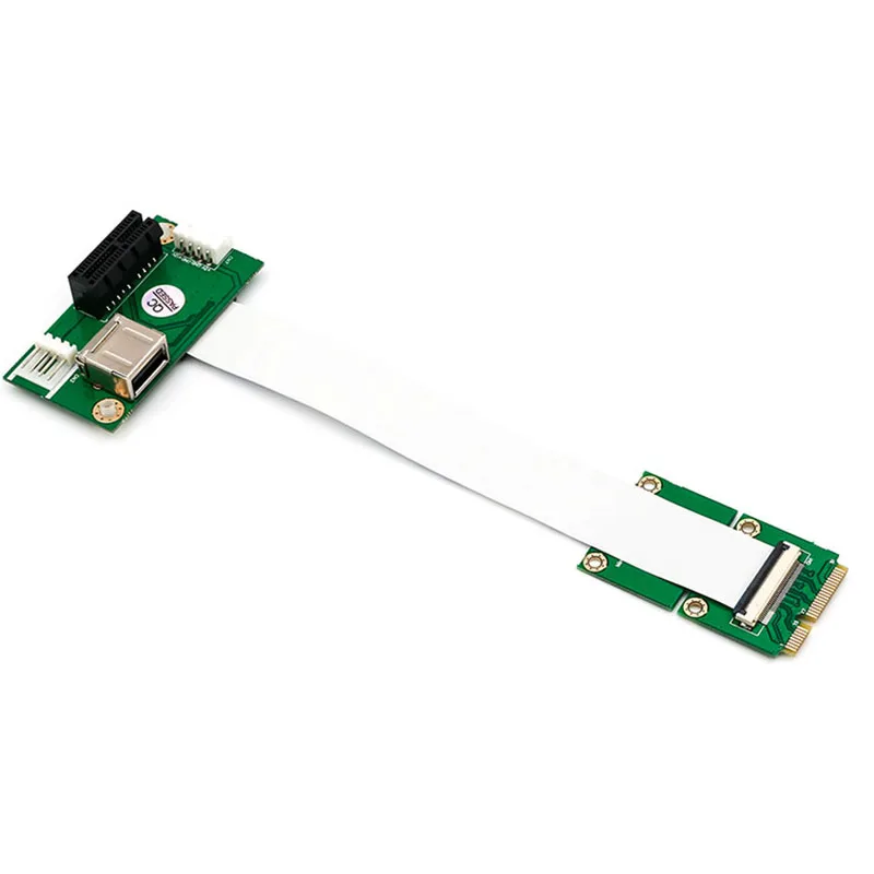 Мини PCI-E для Express 1X удлинитель адаптер карта с USB переходником Прямая поставка |