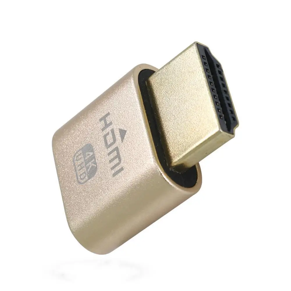 Мини Портативный HDMI 4K 3840x2160 60 Гц виртуальной манекен штекер EDID фиктивный