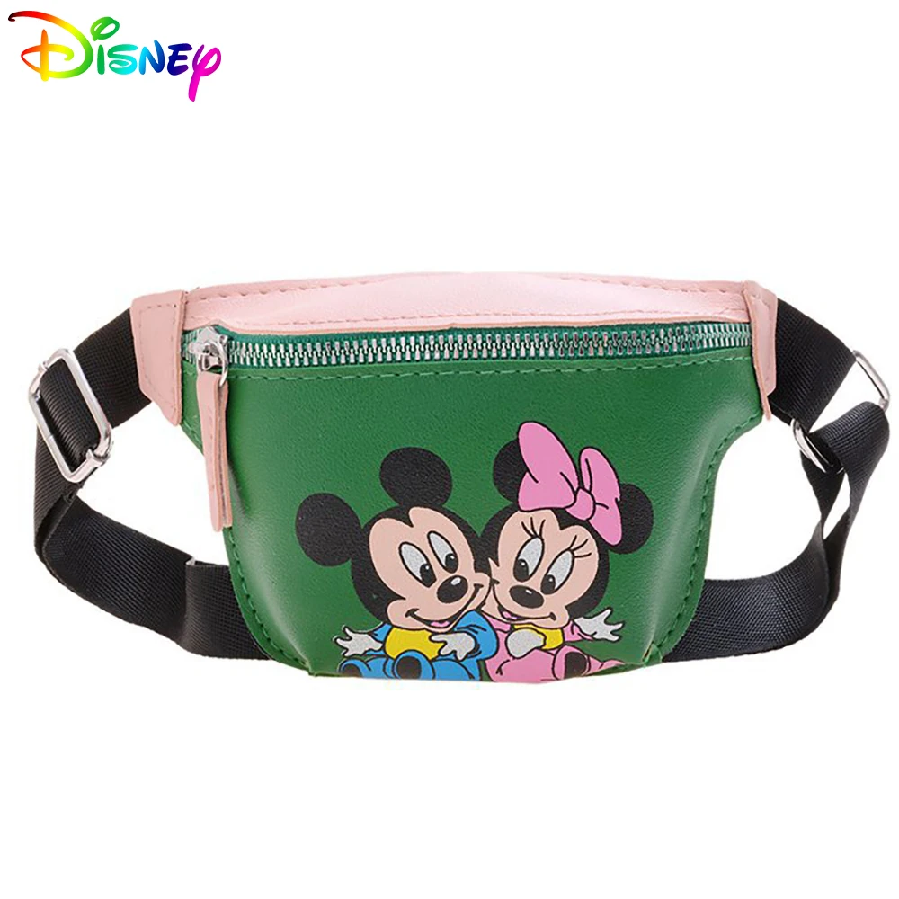 

Disney Baby Crossbody Bag For Children Design Cartoon Mickey Minnie Cute Anime Toddler Fanny Pack Infant Lovely Printing Satchel