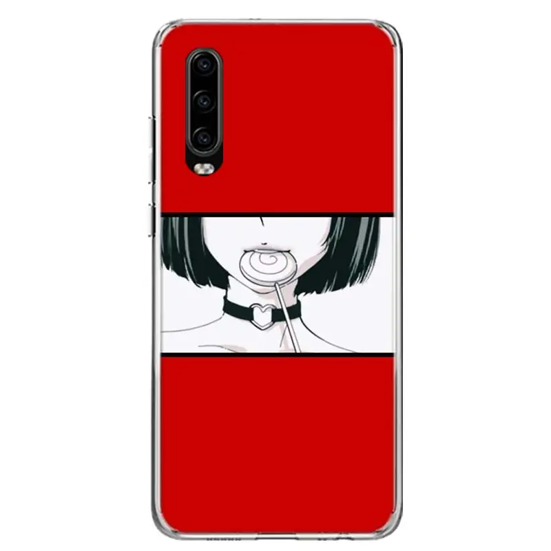 Чехол для телефона с японским аниме девочек Huawei P40 P30 P20 P10 Mate 10 20 30 Lite Pro P Smart Z Plus 2019 |