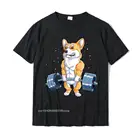 Забавная Мужская футболка Corgi для тяжелой атлетики, фитнеса, тренажерного зала, тренировок, дизайнерская футболка премиум класса, милая Хлопковая мужская футболка, хип-хоп