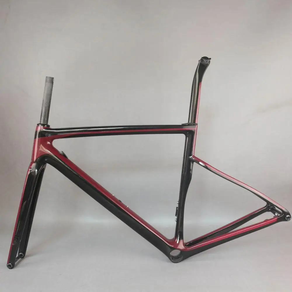 2021 пользовательская живопись плоский монтажный диск карбоновая дорожная рама