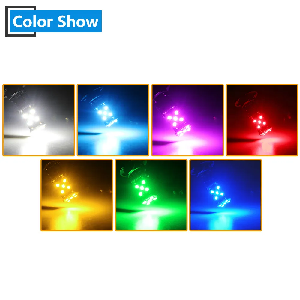 50X DC 9-28V Canbus W5W Car Light Clearance T10 2016 15SMD LED No error Bulb trunk signal 194 White Ice Blue Red Amber Pink | Автомобили и
